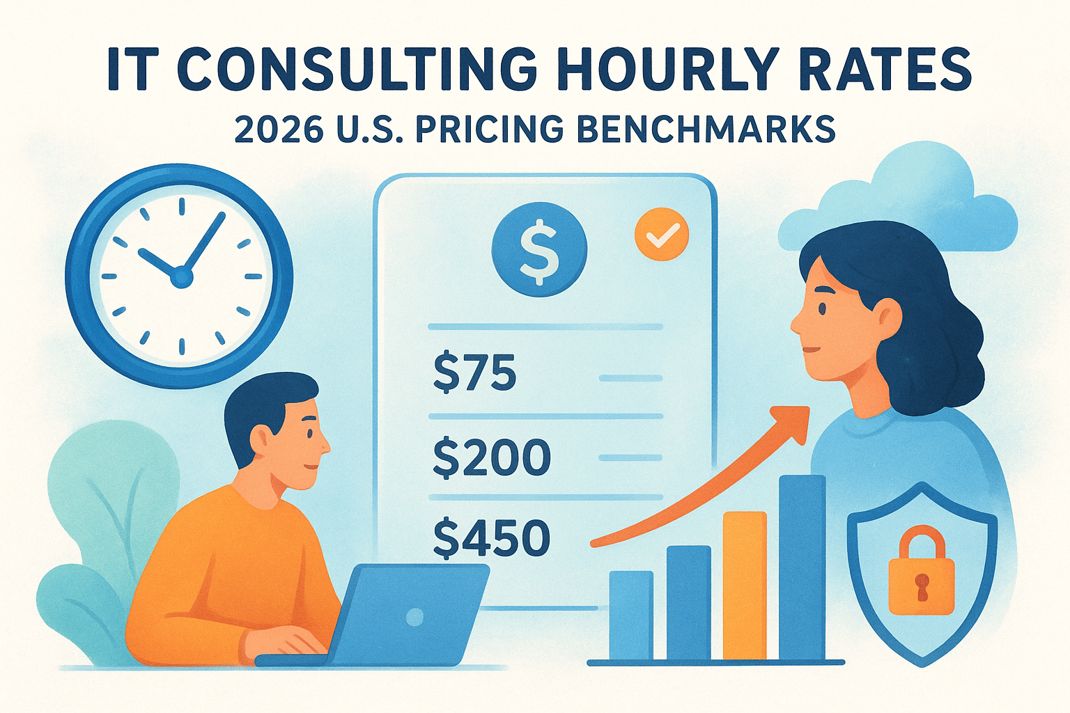 IT Consulting Hourly Rates: 2026 U.S. Pricing Benchmarks