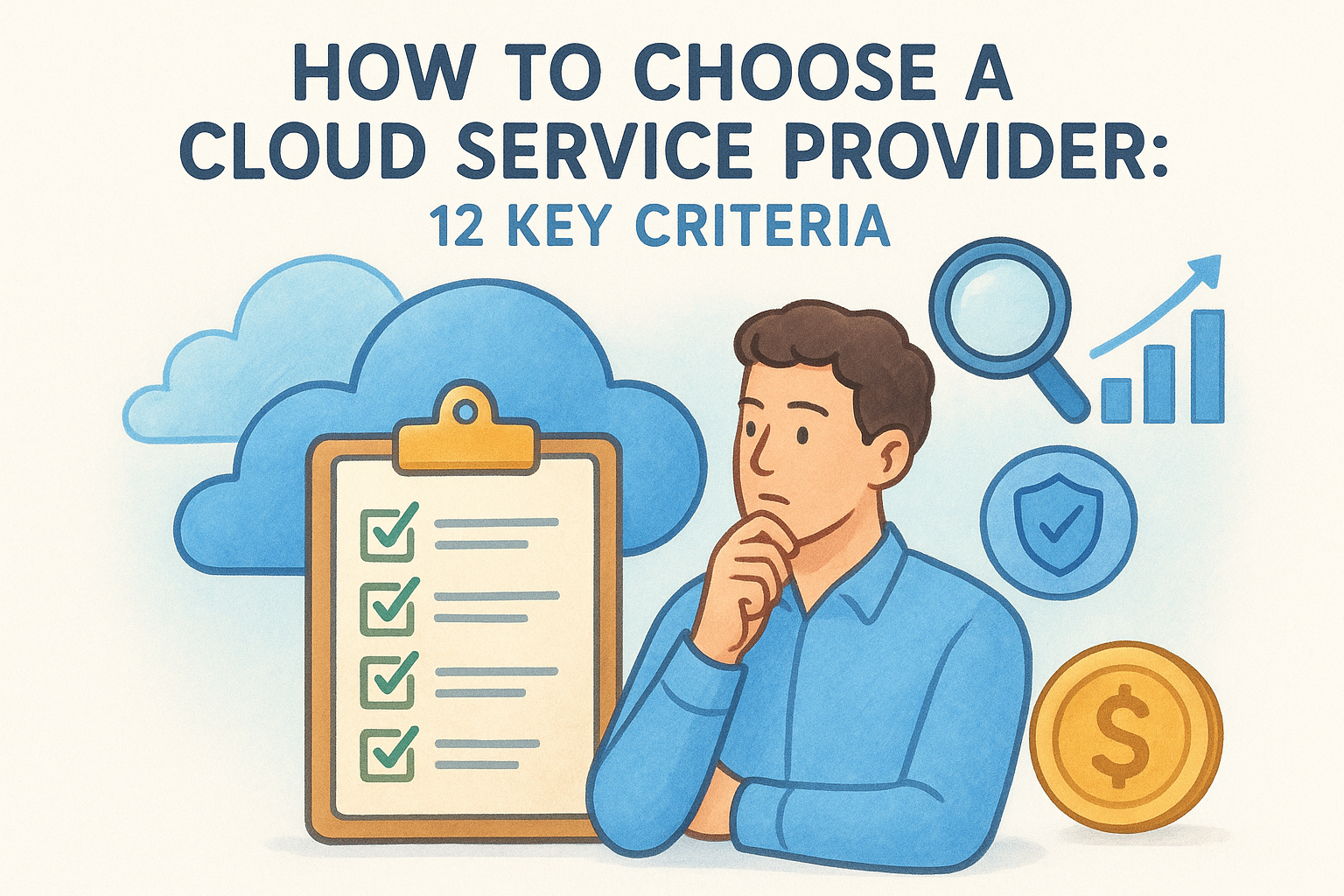 How to Choose a Cloud Service Provider: 12 Key Criteria